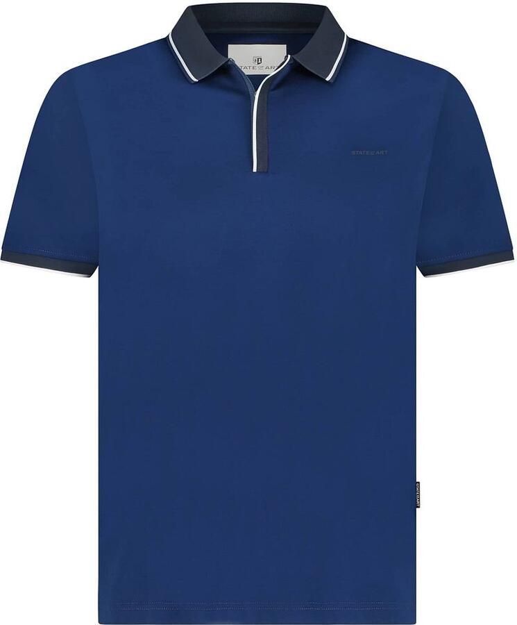 State Of Art T-shirt Jersey Polo Donkerblauw - Foto 3