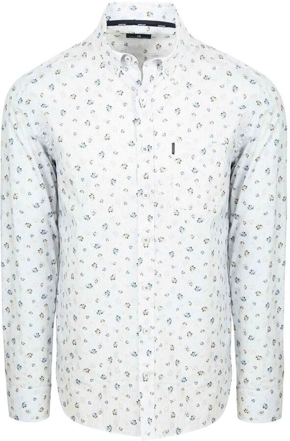 State of Art Overhemd Flower Print Wit