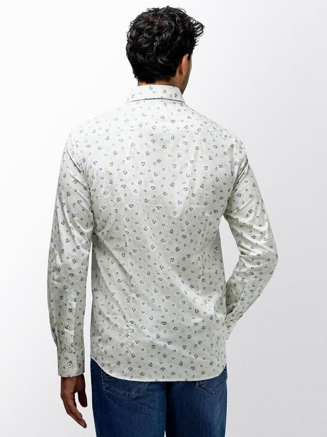 State of Art Overhemd Flower Print Wit - Foto 4