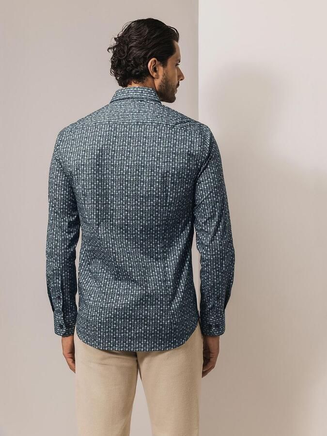 State of Art Overhemd Poplin Dandelion Grijs - Foto 4