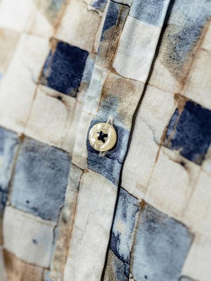 State of Art Overhemd Print Blauw - Foto 4