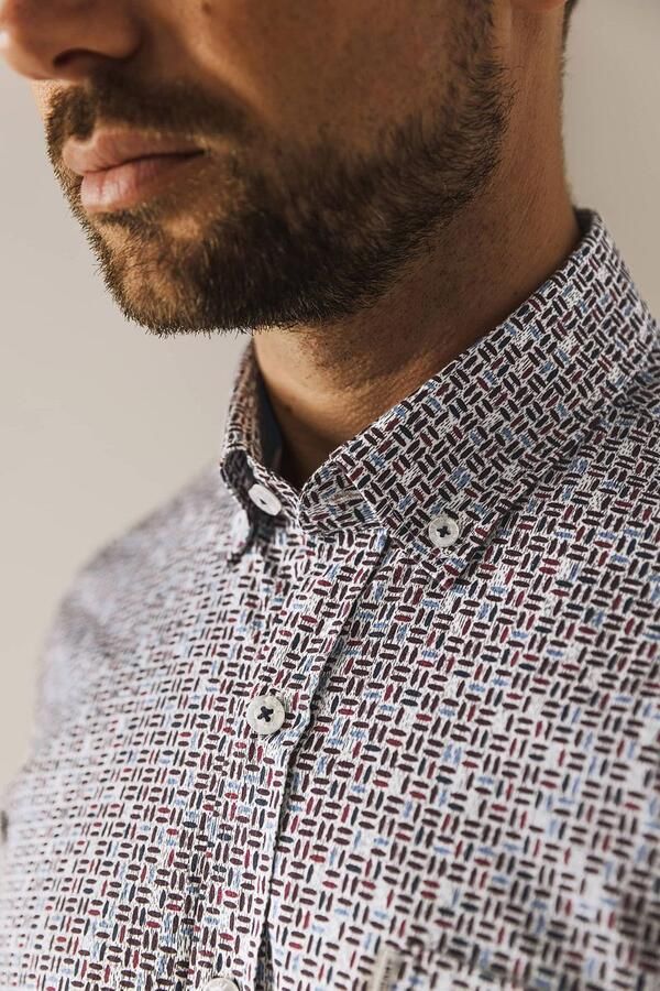 State Of Art Overhemd Lange Mouw Overhemd Print Multicolour