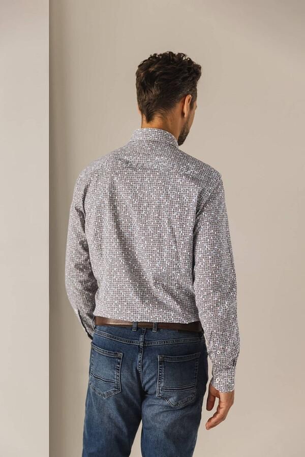 State Of Art Overhemd Lange Mouw Overhemd Print Multicolour - Foto 2