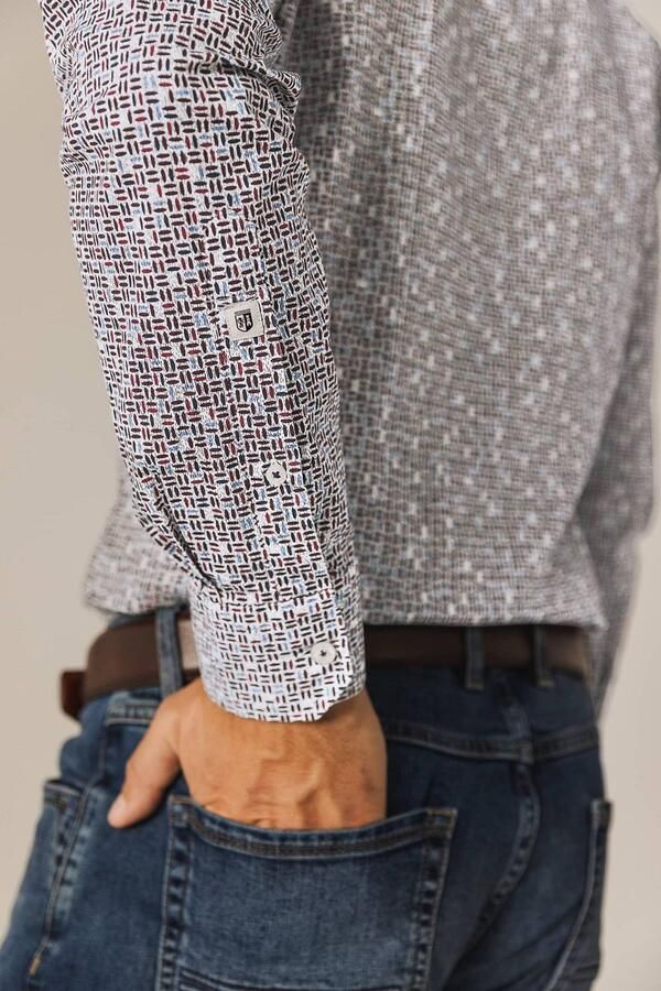 State Of Art Overhemd Lange Mouw Overhemd Print Multicolour - Foto 4