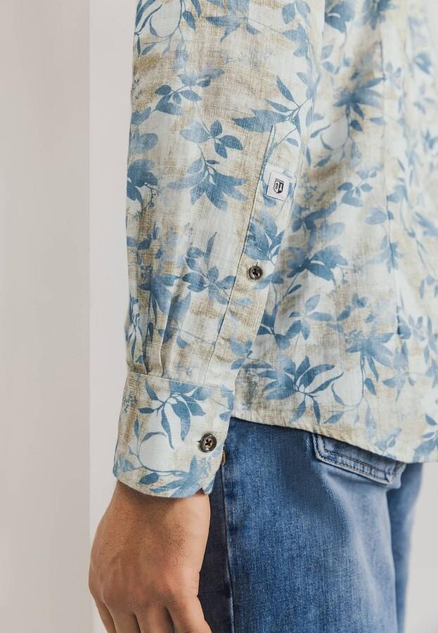 State of Art Gedrukt overhemd lange mouw Multicolor Heren - Foto 2