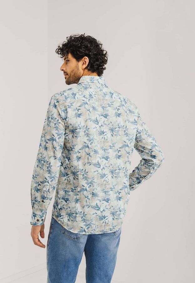 State of Art Gedrukt overhemd lange mouw Multicolor Heren - Foto 5