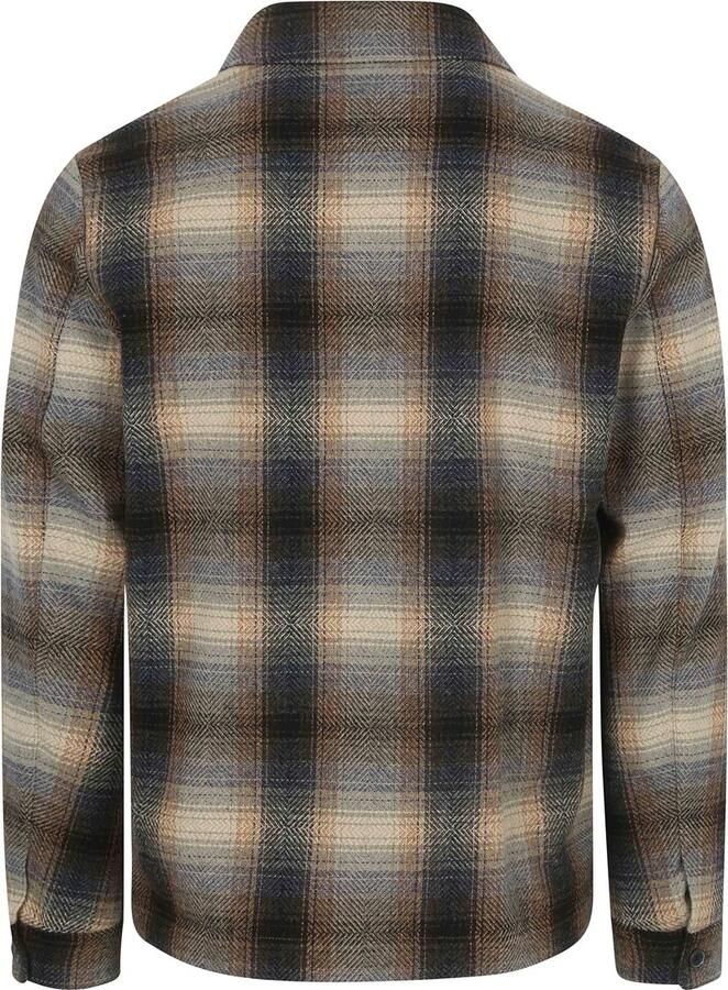 State of Art Overshirt Ruit Wol Blend Multicolour - Foto 2