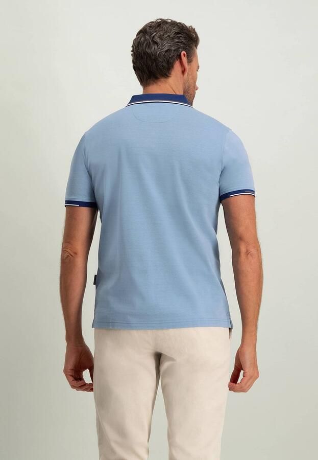 State of Art Polo Shirt Korte Mouw Lichtblauw Blue Heren - Foto 3