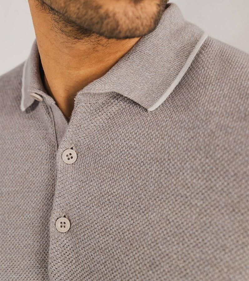 State Of Art T-shirt Pique Polo Lichtbruin