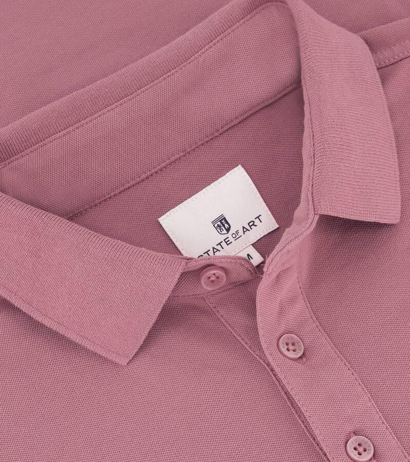 State of Art Roze Polo Shirt met korte mouwen Pink Heren - Foto 2