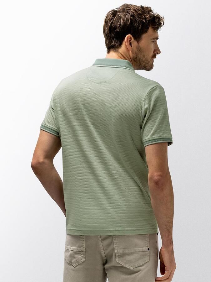 State of Art Polo Effectknit Groen - Foto 4