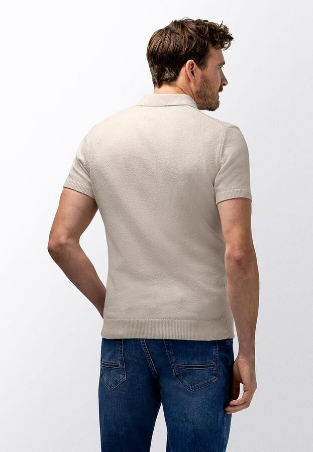 State of Art Polo Knitted Bouclé Ecru - Foto 5