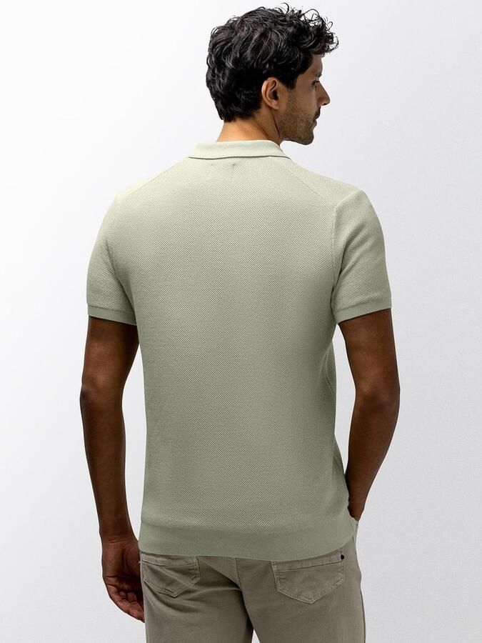State of Art Polo Knitted Groen - Foto 4