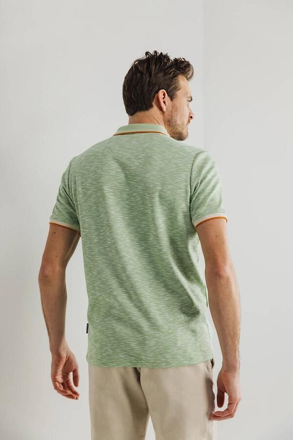 State of Art Polo Shirt Piqu? SS Stijlvol Green Heren - Foto 5
