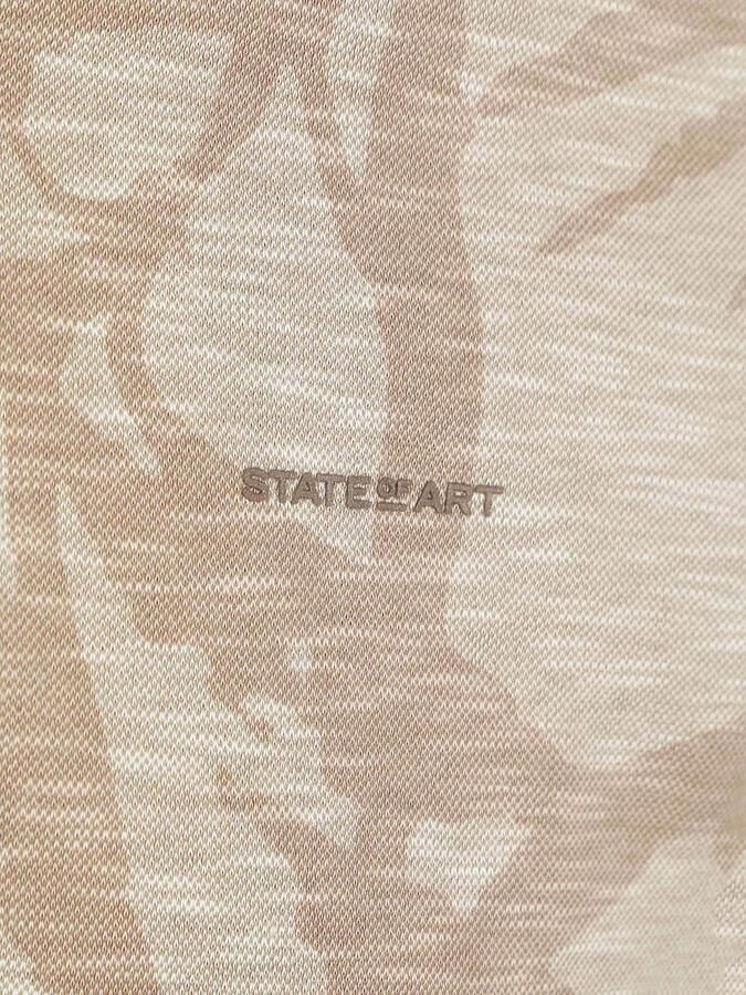 State Of Art T-shirt Poloshirt Faded Leaf Beige - Foto 2