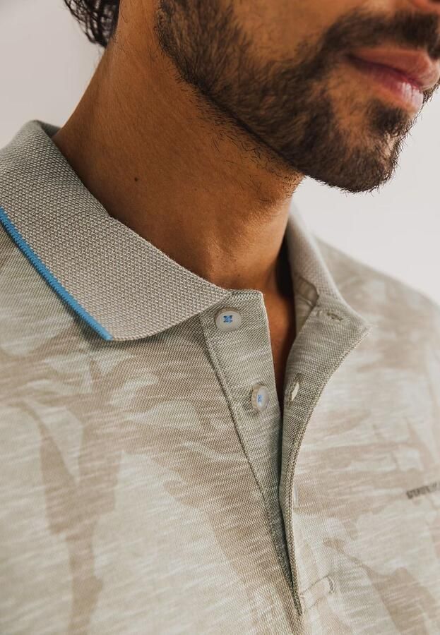 State Of Art T-shirt Poloshirt Faded Leaf Beige - Foto 5