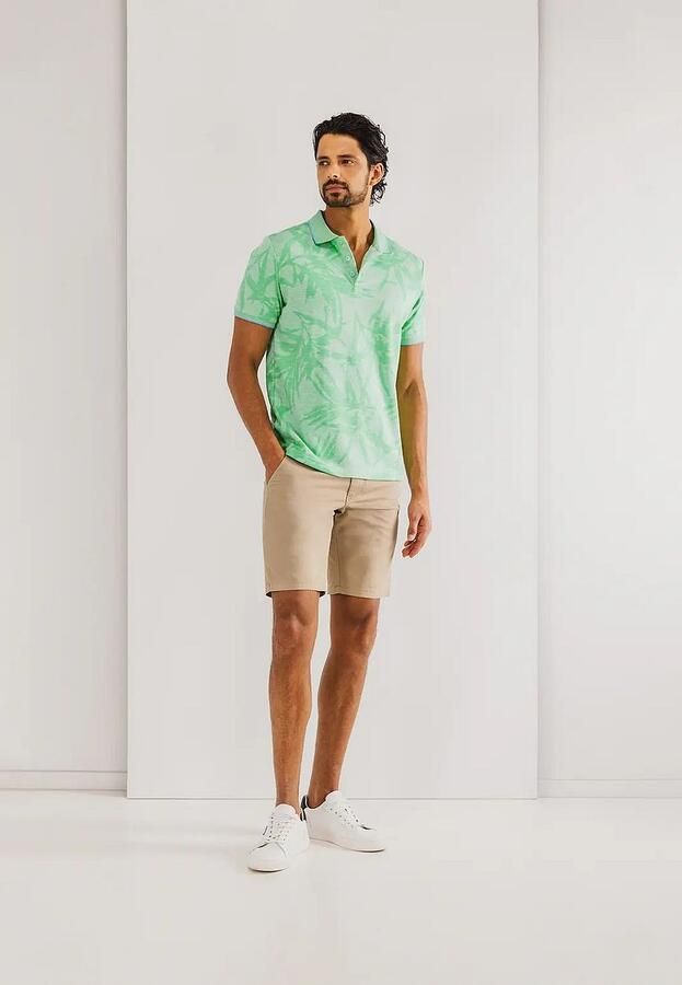 State Of Art T-shirt Poloshirt Faded Leaf Groen - Foto 4