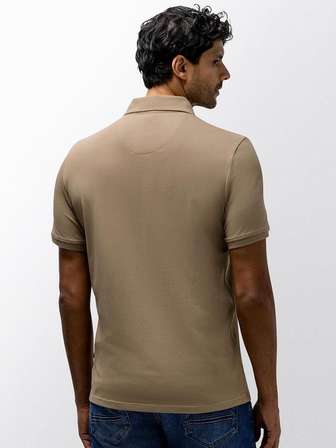 State Of Art Polo Shirt Korte Mouw Poloshirt Piqué Beige - Foto 6