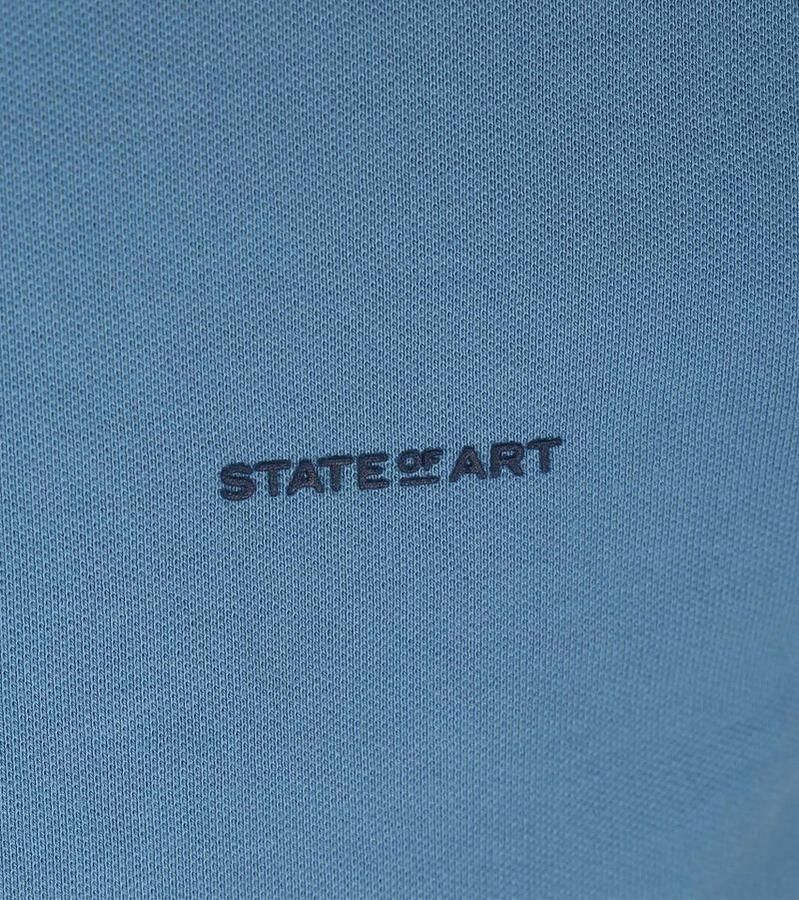 State Of Art T-shirt Poloshirt Pique Blue