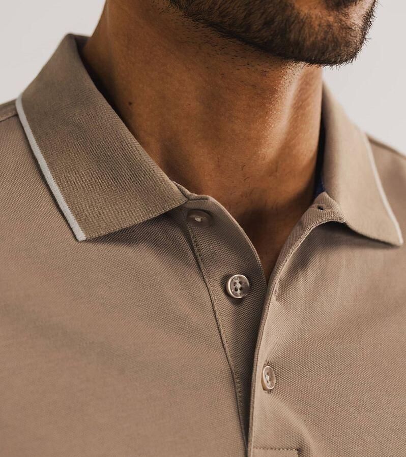 State Of Art T-shirt Poloshirt Piqué Bruin - Foto 4