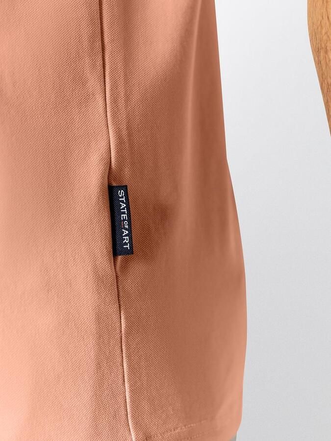 State Of Art Polo Shirt Korte Mouw Poloshirt Piqué Coral - Foto 6