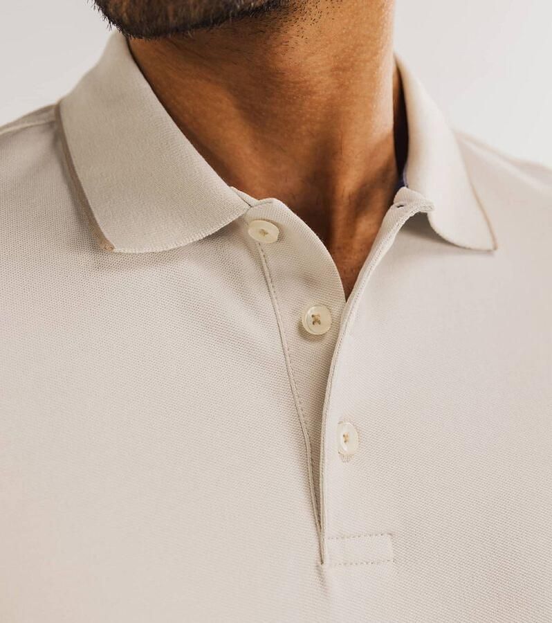 State Of Art T-shirt Poloshirt Piqué Greige