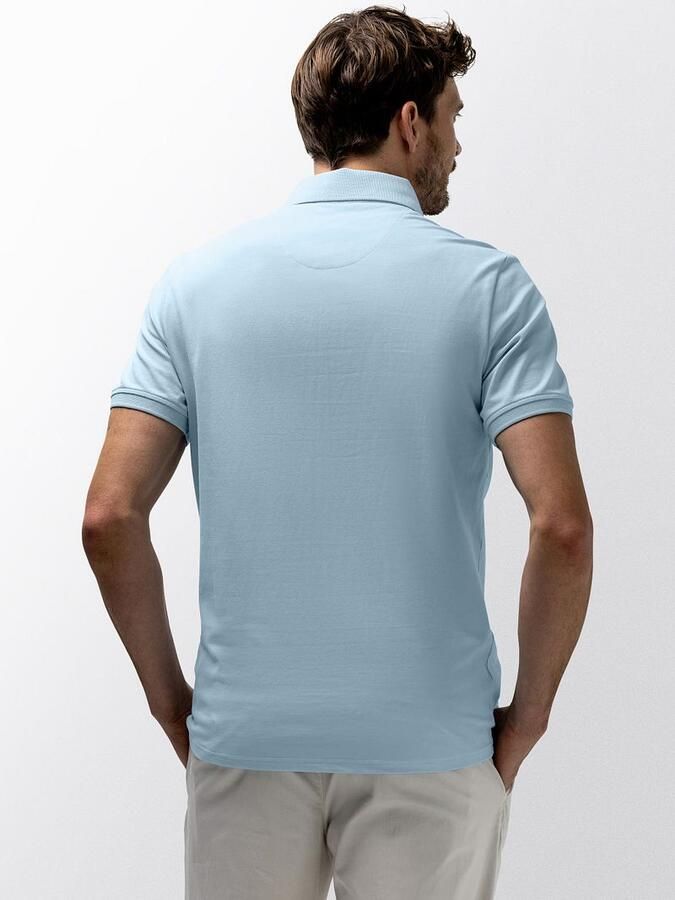 State Of Art Polo Shirt Korte Mouw Poloshirt Piqué Lichtblauw - Foto 6