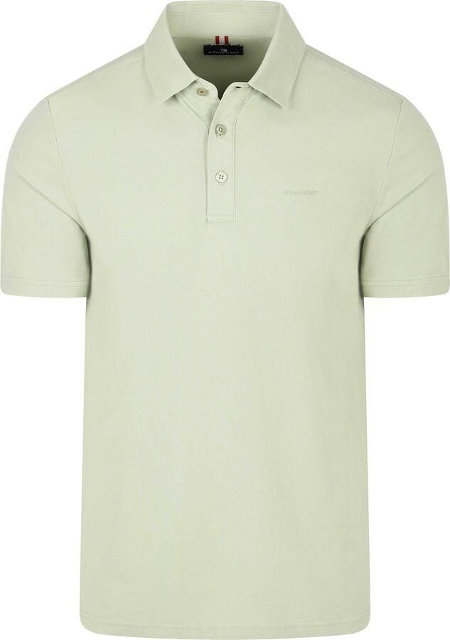 State Of Art Polo Shirt Korte Mouw Poloshirt Piqué Lichtgroen - Foto 4