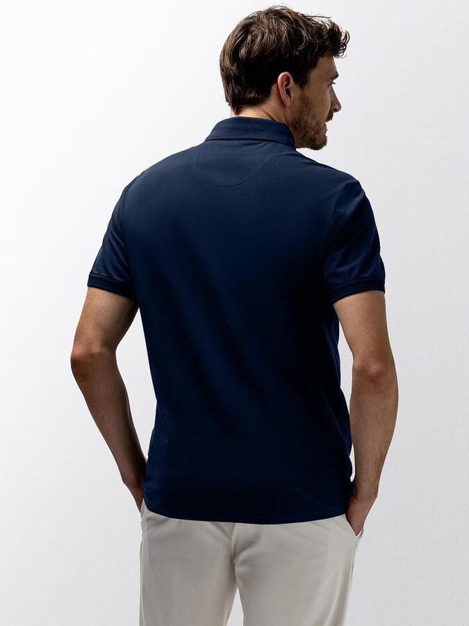 State Of Art Polo Shirt Korte Mouw Poloshirt Piqué Navy - Foto 6