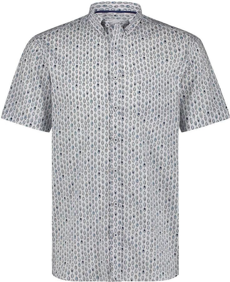 State Of Art Overhemd Korte Mouw Short Sleeve Overhemd Print Popli - Foto 4