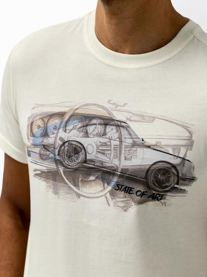 State of Art T-shirt Print Wit - Foto 2