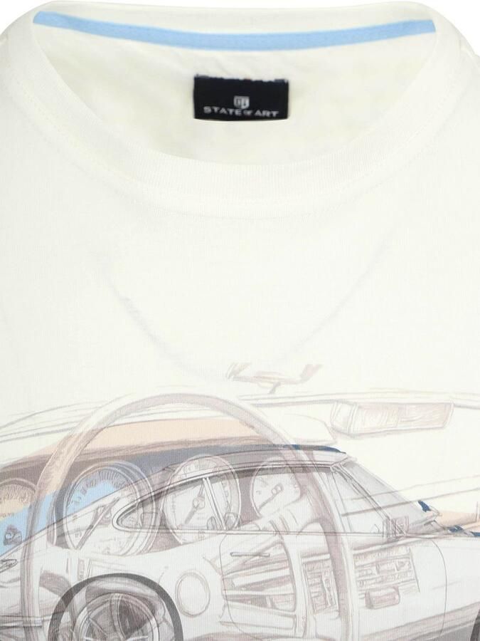 State of Art T-shirt Print Wit - Foto 5