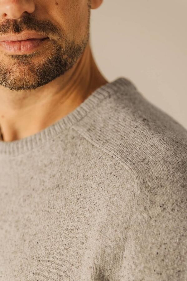 State Of Art Sweater Trui Donegal Melange Beige - Foto 4