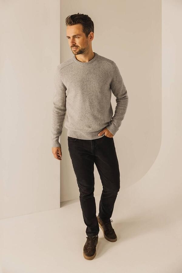 State Of Art Sweaters Trui Donegal Melange Beige - Foto 2