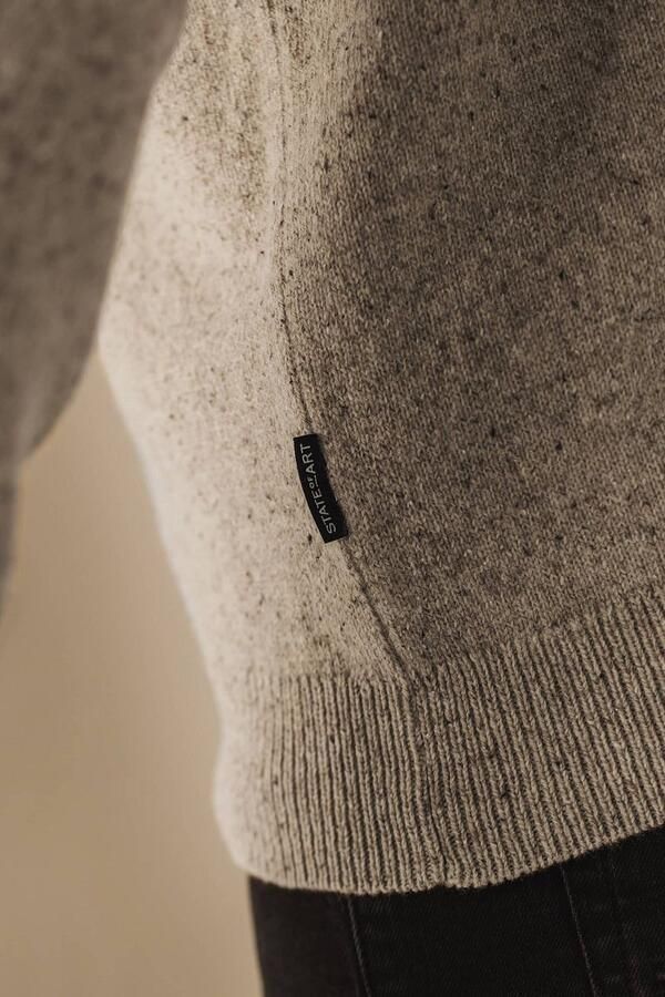 State Of Art Sweaters Trui Donegal Melange Beige - Foto 4