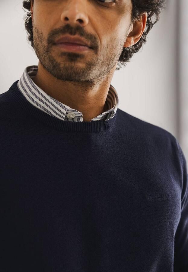 State of Art pullover donkerblauw - Foto 5