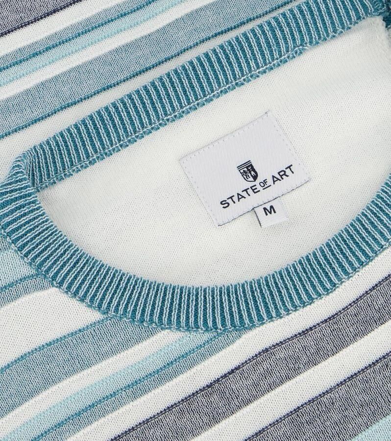 State of Art Comfortabele Crew-Neck Pullover Multicolor Heren - Foto 2