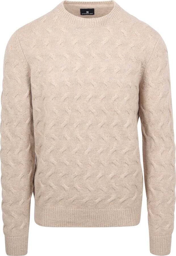 State of Art Trui Structure Beige