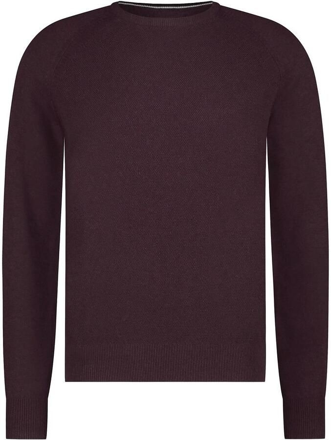 State Of Art Sweater Trui Structure Contrast Bordeaux - Foto 5