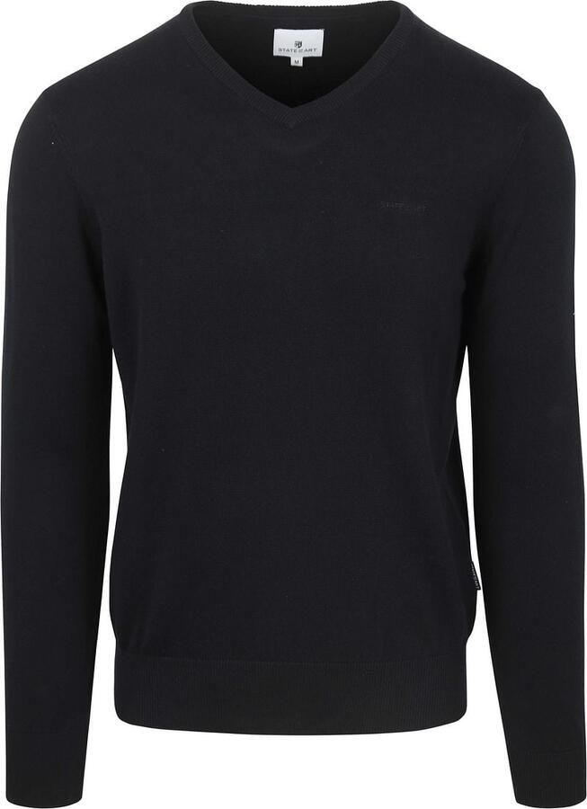 State Of Art Sweater Trui V-Neck Navy - Foto 5