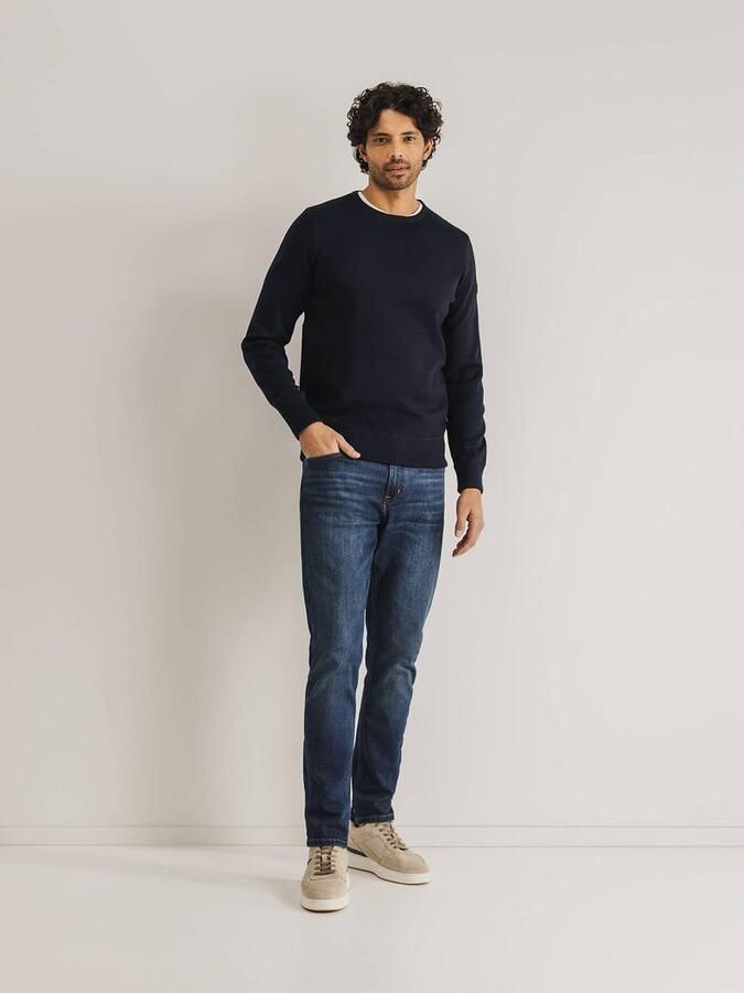 State of Art Trui Wol Blend Navy - Foto 2