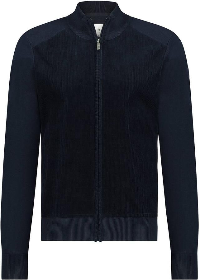 State of Art Vest Corduroy Donkerblauw