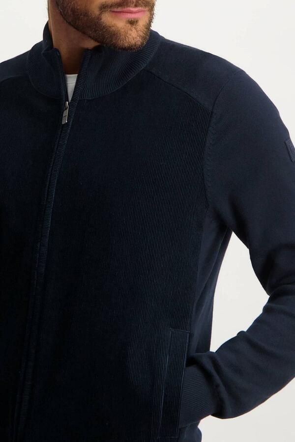 State of Art Vest Corduroy Donkerblauw - Foto 2