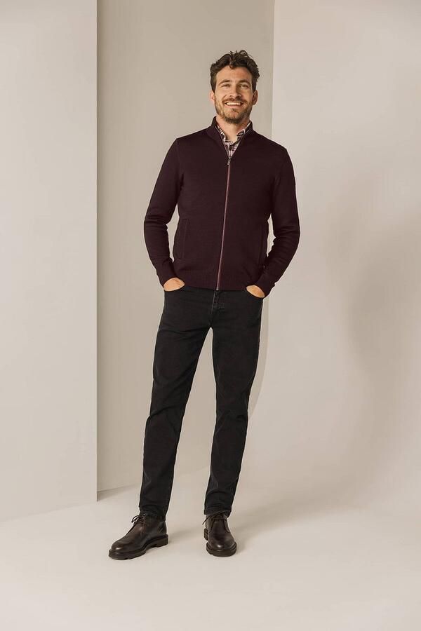 State of Art Aubergine Vest voor Mannen Purple Heren - Foto 5