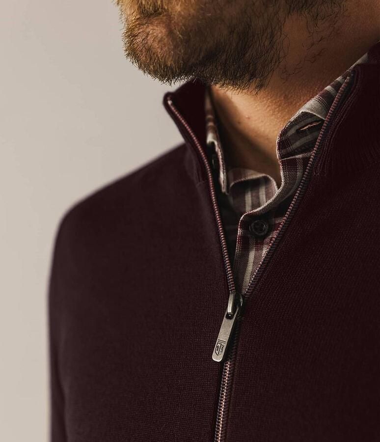 State of Art Aubergine Vest voor Mannen Purple Heren - Foto 3