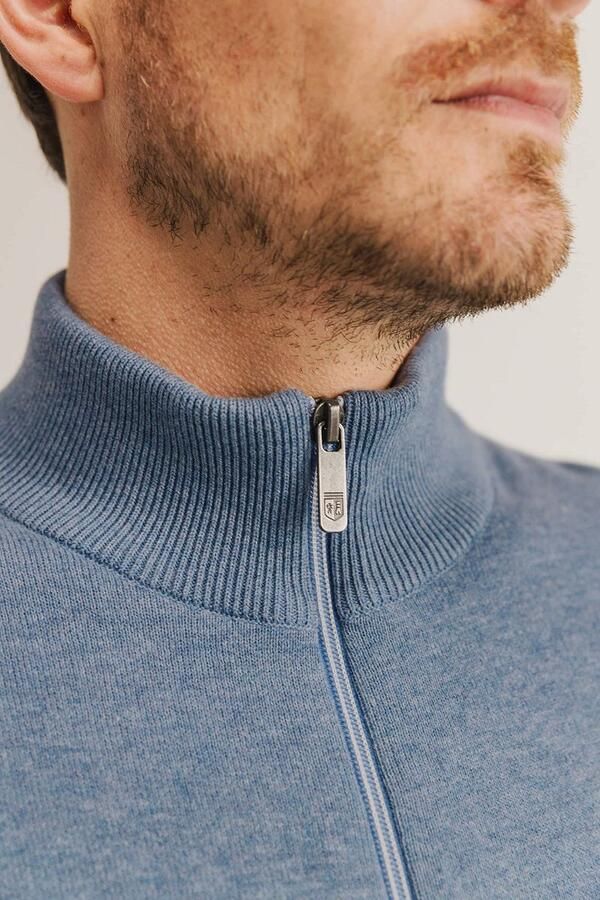State of Art Vest Katoen Blauw - Foto 4