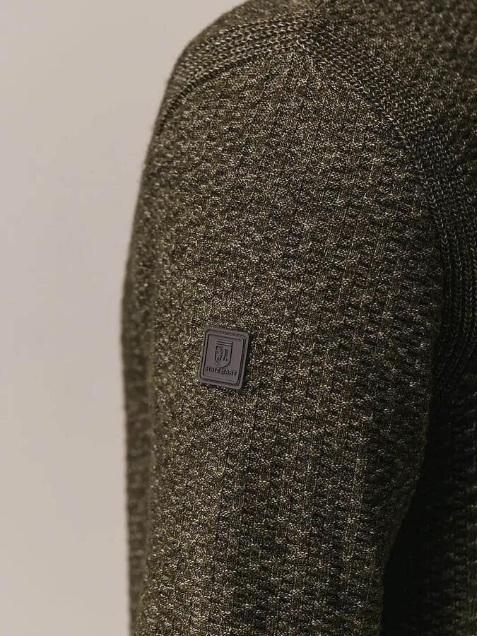 State of Art Vest Structure Melange Bruin - Foto 4