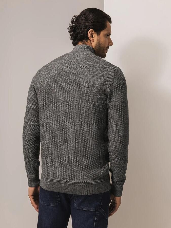 State of Art Vest Structure Melange Groen - Foto 3