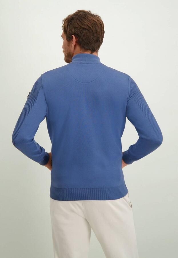 State of Art Blauw Vest met Rits Heren Blue Heren - Foto 3
