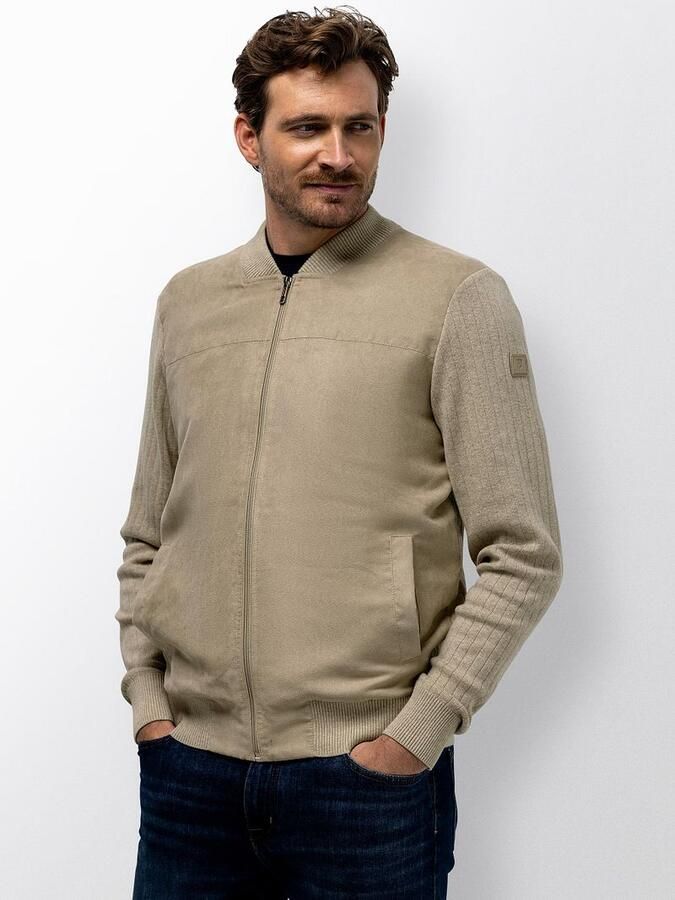 State of Art Vest Zip Bomber Beige - Foto 2